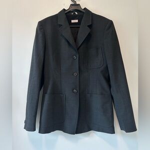 Max & Co Dark Gray Blazer Size 6 - Vintage